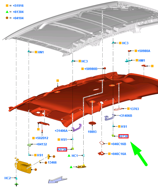 new ford galaxy mk3 cd390 headliner cap trim 1805724 ds73-f045n06-bb3am1