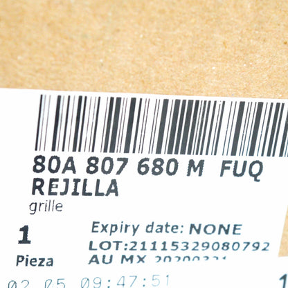 NEW AUDI Q5 80A FRONT BUMPER RIGHT GRILLE LOWER 80A807680MFUQ