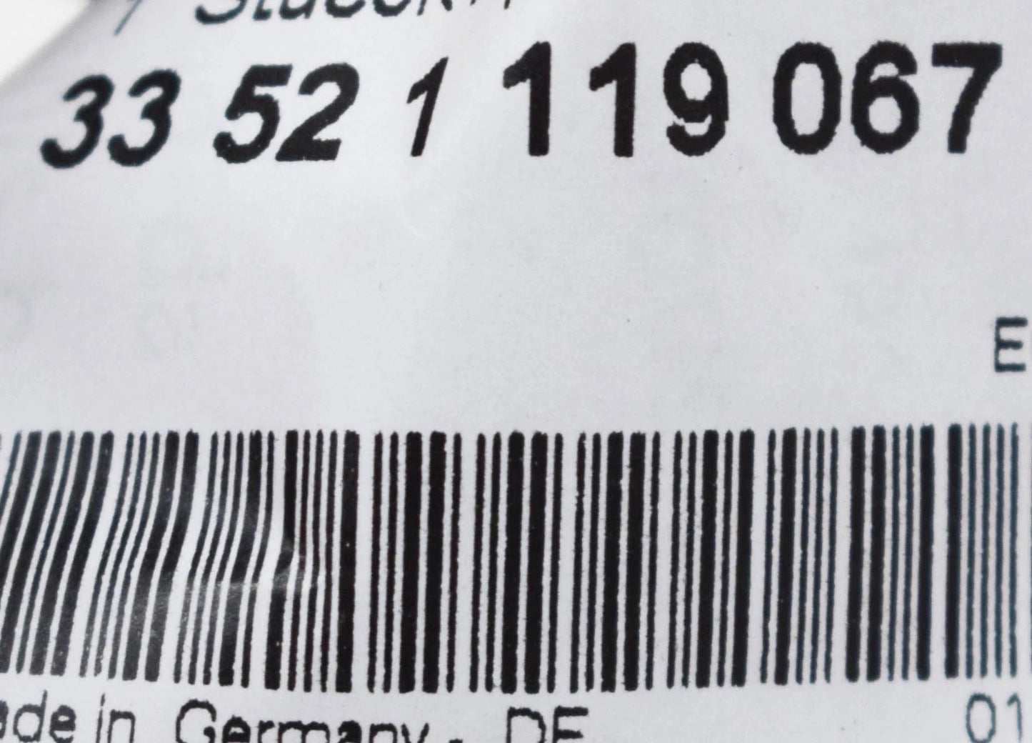 NEW BMW 3 E30 REAR SPRING STRUT PROTECTION CAP 33521119067 1119067 ORIGINAL