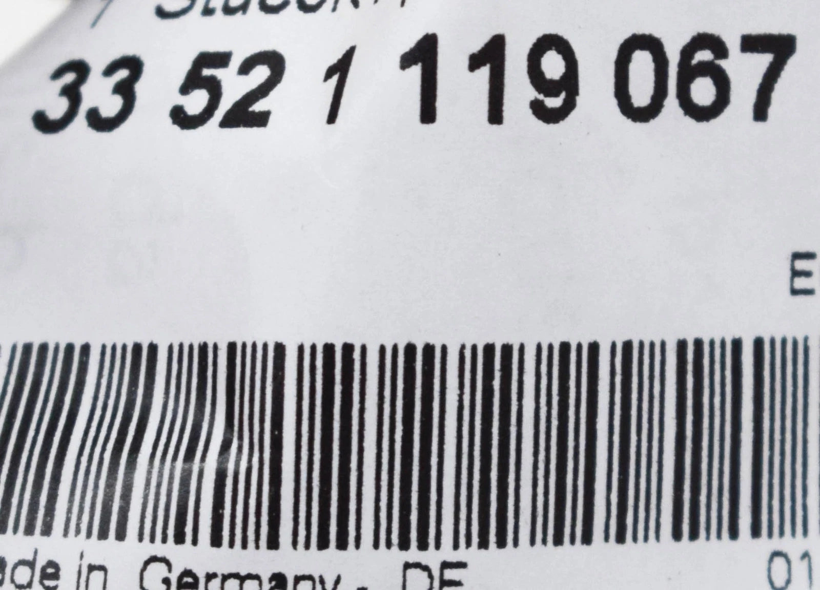 NEW BMW 3 E30 REAR SPRING STRUT PROTECTION CAP 33521119067 1119067 ORIGINAL