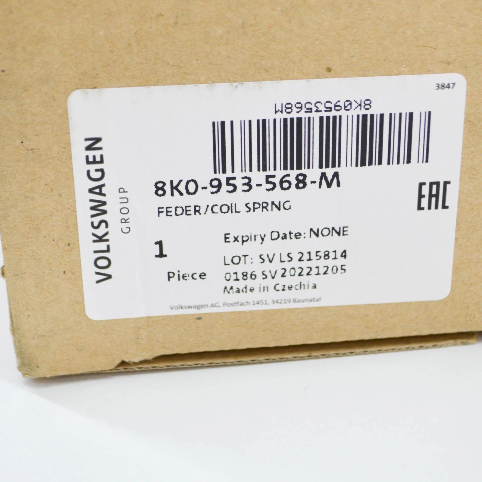 NEW AUDI A4 B8 STEERING WHEEL SLIP RING SQUIB 8K0953568M ORIGINAL