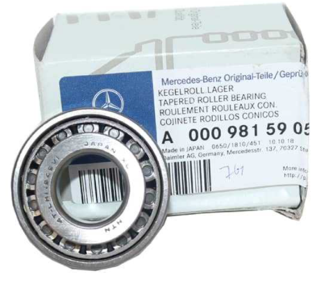 new mb g w463 front axle steering knuckle roll bearing a0009815905 original