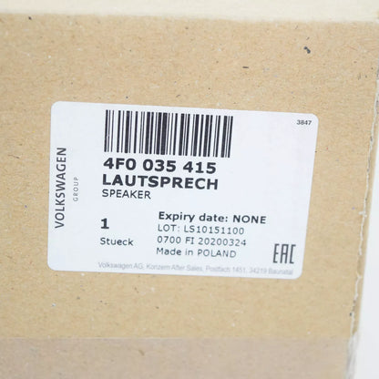 NEW AUDI A6 C6 REAR DOOR MID RANGE BASS SPEAKER 4F0035415