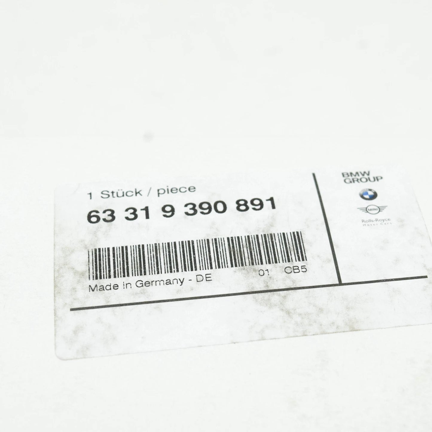 NEW BMW 5 TOURING G31 LH PANORAMA GLASS ROOF INTERIOR LIGHT 63319390891 ORIGINAL