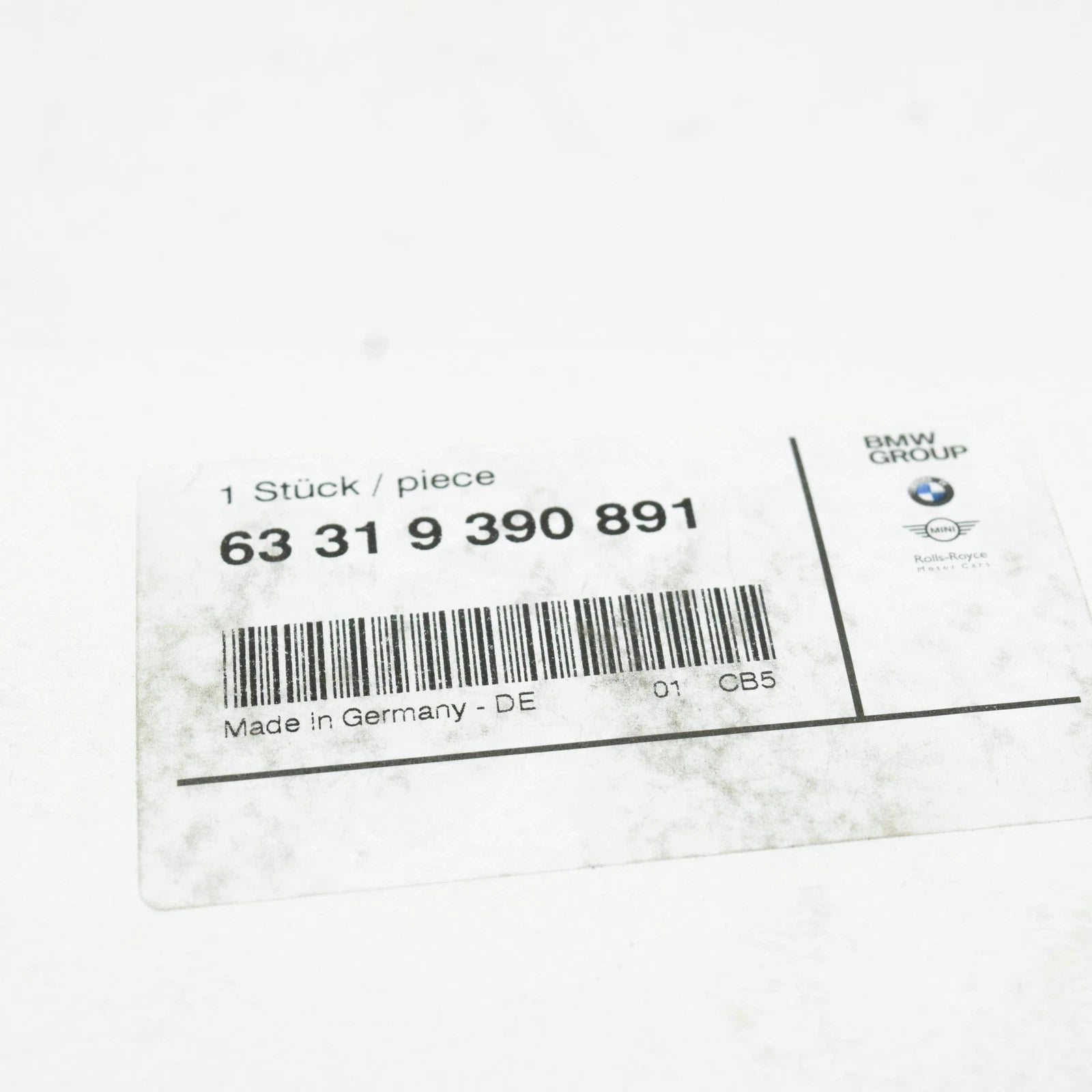 NEW BMW 5 TOURING G31 LH PANORAMA GLASS ROOF INTERIOR LIGHT 63319390891 ORIGINAL