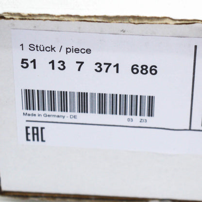 NEW BMW 1 F20 FRONT BUMPER RIGHT UPPER GRILLE 51137371686 7371686 2015 ORIGINAL