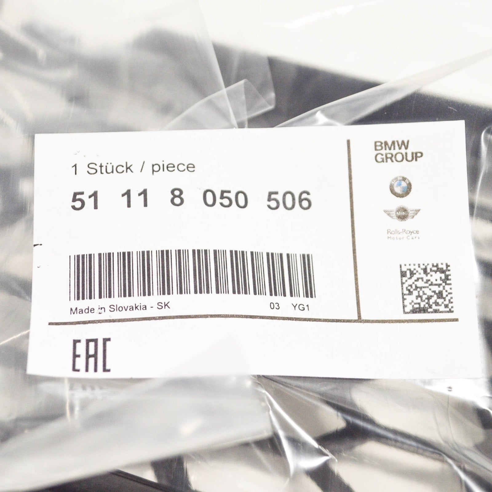 new bmw m6 convertible f12 front bumper right m grille 51118050506 original