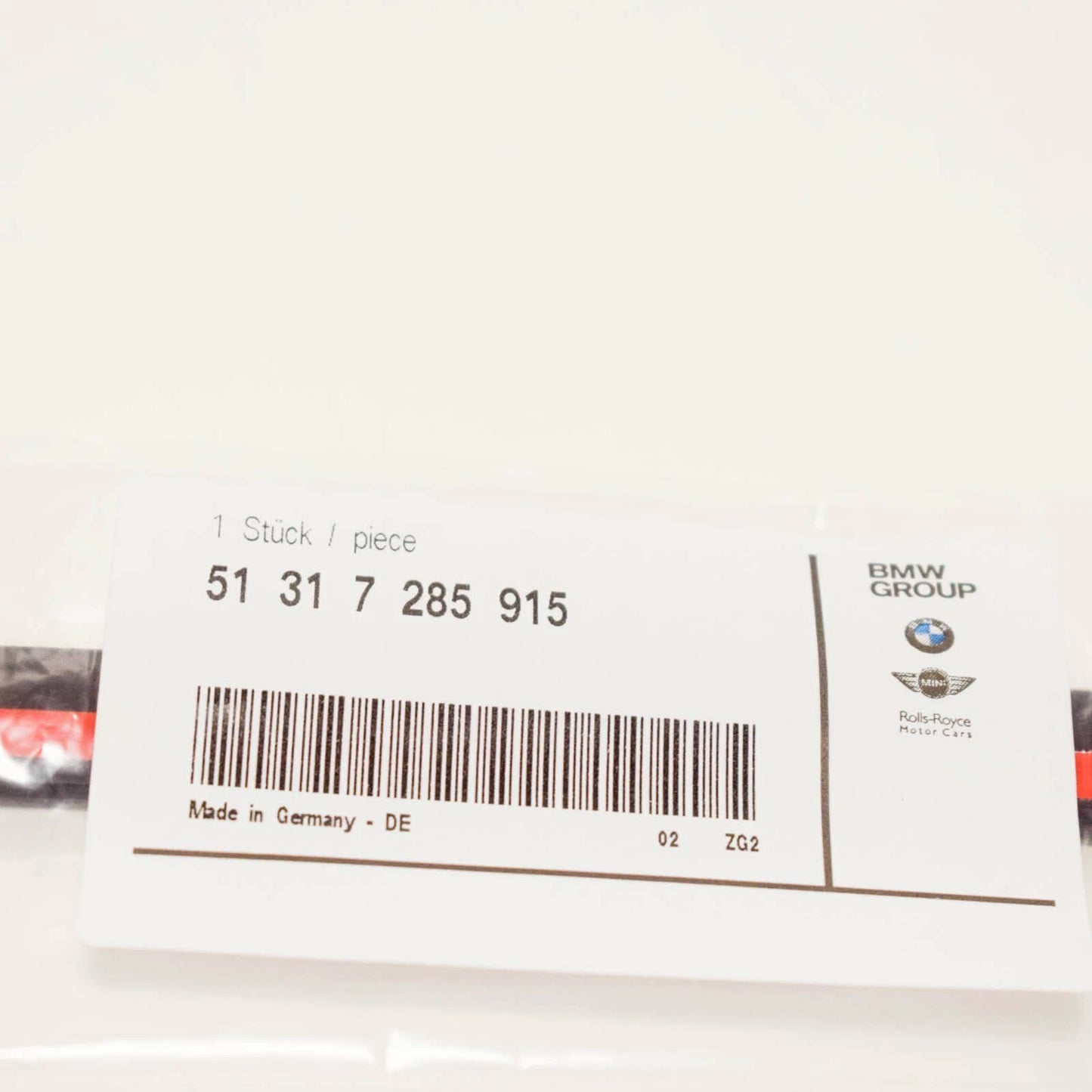 NEW BMW 4 COUPE F32 FRONT WINDSHIELD TOP COVER 7285915 51317285915 ORIGINAL