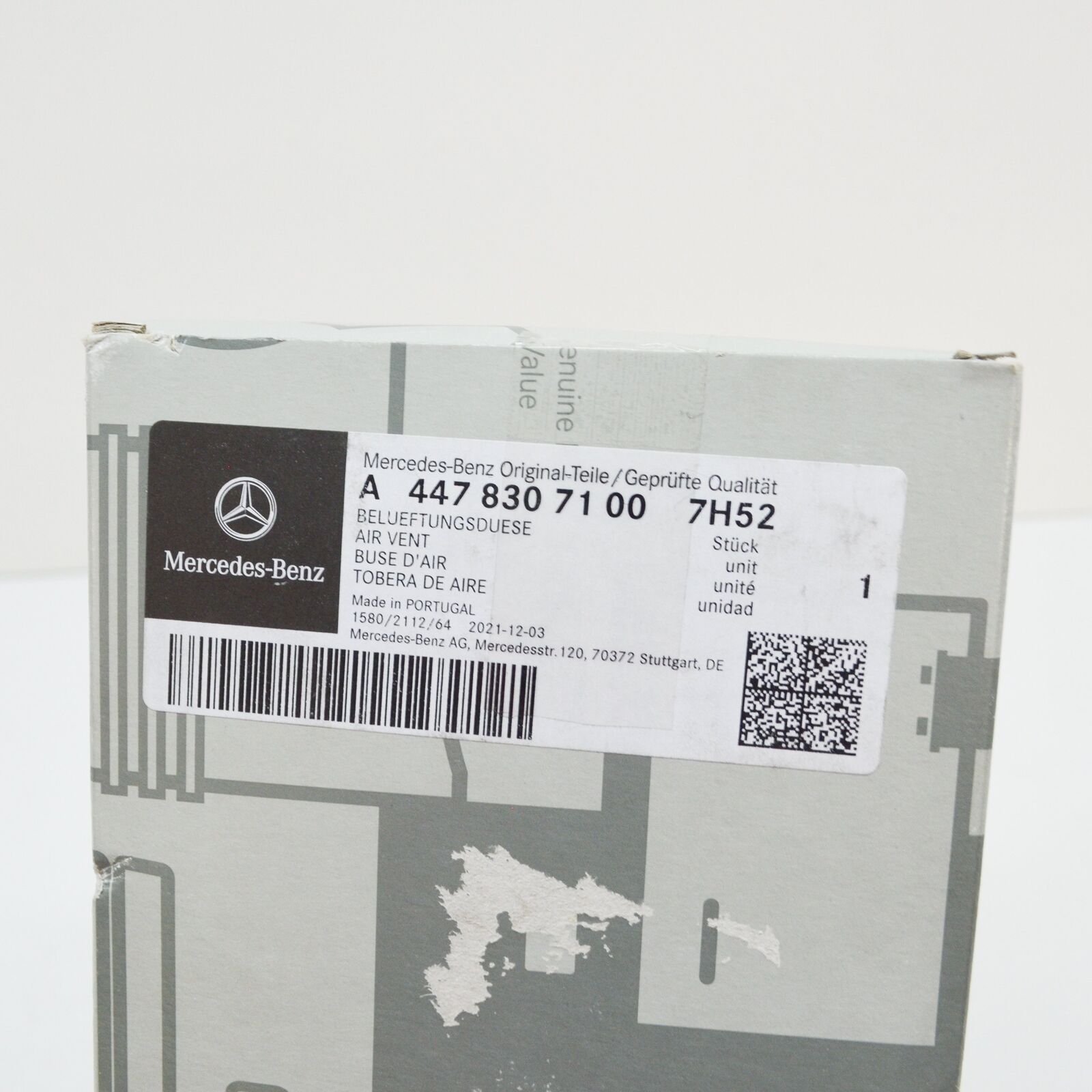 NEW MERCEDES-BENZ VITO W447 REAR LEFT ROOF AIR VENT A44783071007H52 ORIGINAL